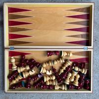 Scacchi scatola in legno