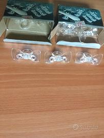 portatovaglioli in acrilico a forma di fiocco