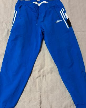 Pantaloni Tuta Adidas Blu Royal - Vintage Taglia L