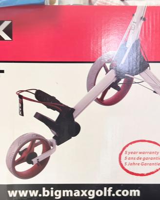 BIG MAX Carrello da golf IQ+, bianco