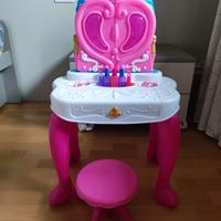 Specchiera giocattolo 2 in 1 con tastiera 