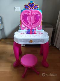 Specchiera giocattolo 2 in 1 con tastiera 