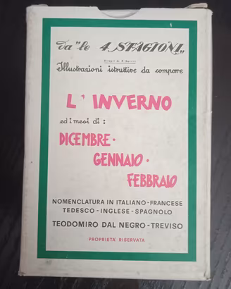 Gioco di carte Dal Negro L'Inverno anni 70