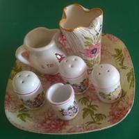 Vasi Sale Pepe Stuzzicadenti Latte Fiori (7 pz)