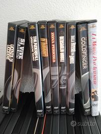 Collezione film 007 in DVD.