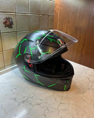 Casco moto AGV K5s Vulcanum Green L