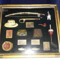 Quadro souvenir pesca porto mare