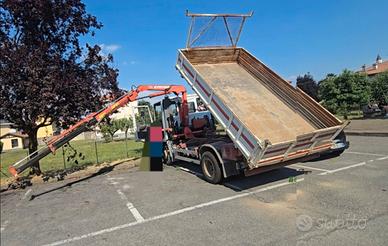 Iveco Eurocargo 80E18 rib trilaterale +Gru Euro5