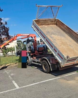 Iveco Eurocargo 80E18 rib trilaterale +Gru Euro5