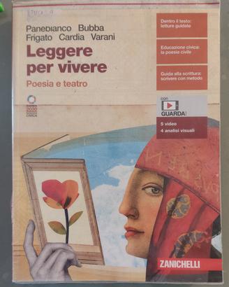 libro Leggere per vivere Poesia e Teatro