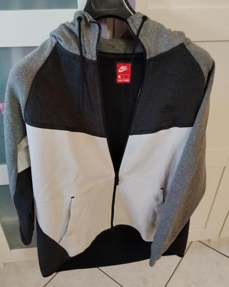 felpa uomo taglia XL grigio panna