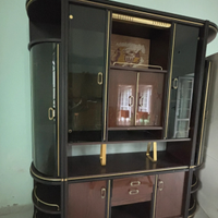 parete attrezzata / credenza da soggiorno anni 70