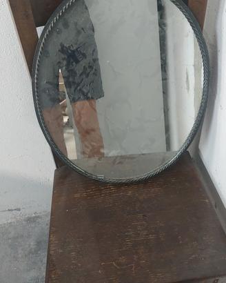 specchio in ferro battuto