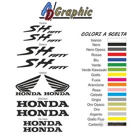 kit adesivi stickers honda sh 50 tipo2