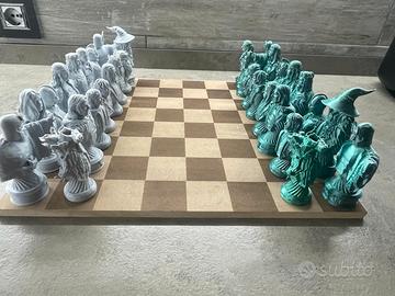 Scacchi Il Signore degli Anelli 3D