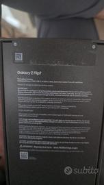 z flip 7 nuovo nero (leggere)