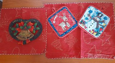 Set Natale: Decorazioni e Presine