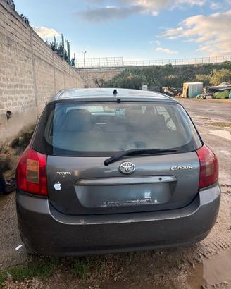 RICAMBI TOYOTA COROLLA 1.4 BENZINA ANNO:2004