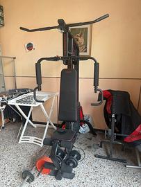 Palestra multifunzione - bilanciere - pesi - addom