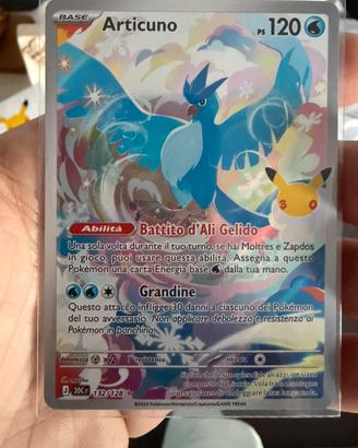 Pokemon Articuno 30 anniversario