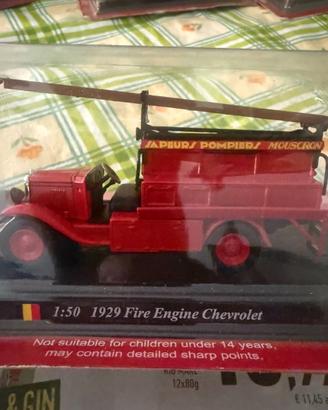 Modellino Camion Chevrolet Fire Engine Del Prado