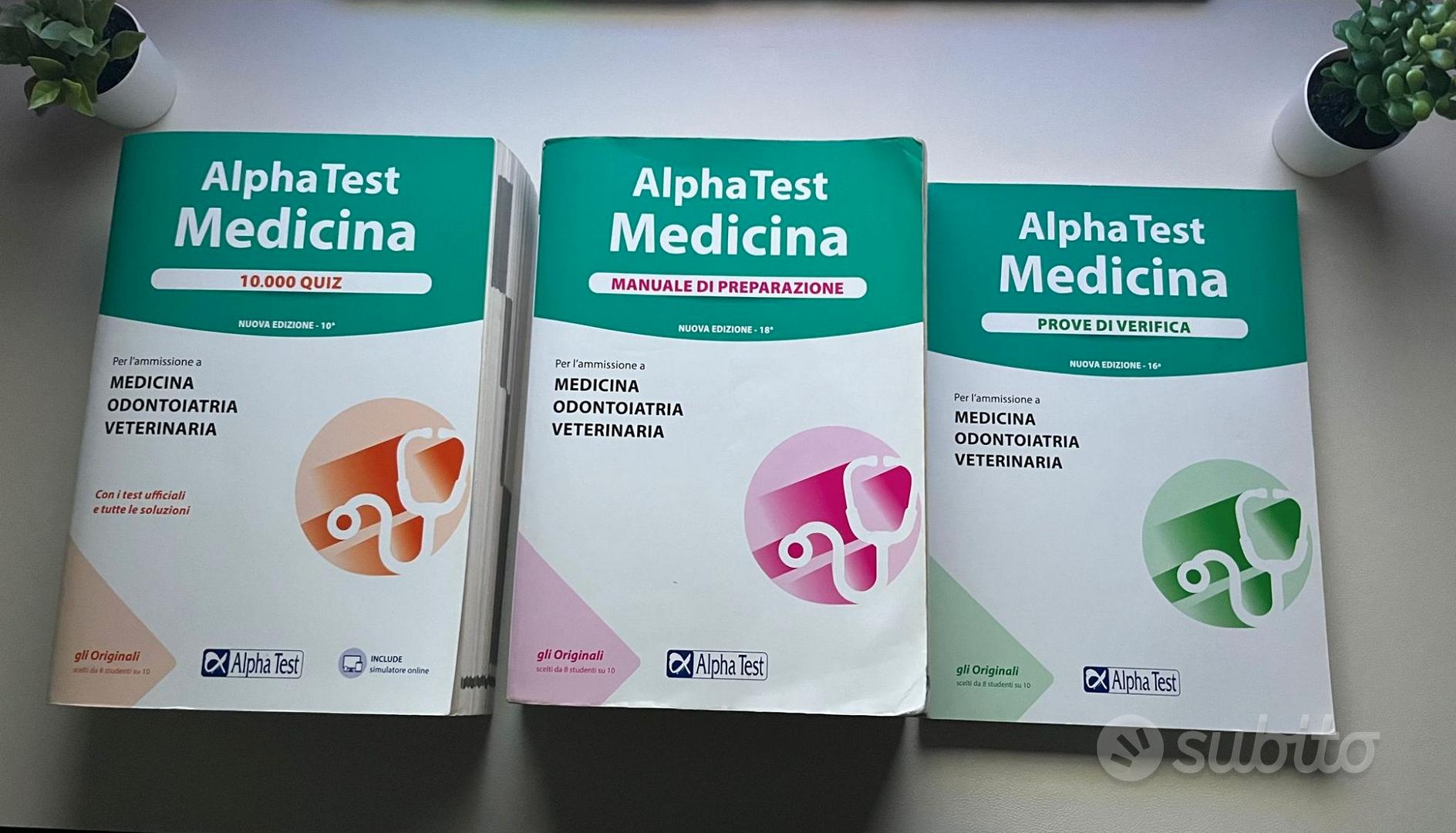 preparazione test medicina, alphatest kit completo - Libri e Riviste In  vendita a Napoli