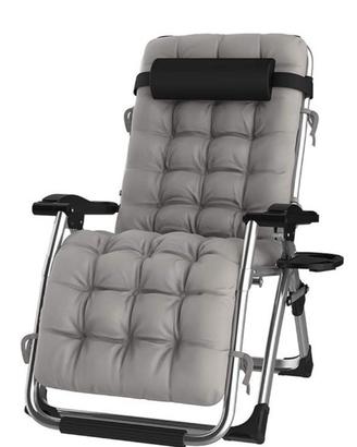 Sedia sdraio extra larga con cuscino 