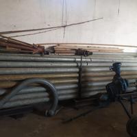 Pompa a pioggia con tubi