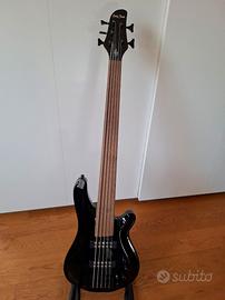 Harley Benton B-550FL 5 corde fretless