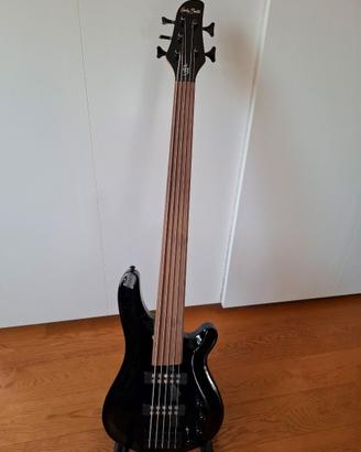 Harley Benton B-550FL 5 corde fretless