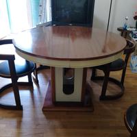  tavolo di legno tondo