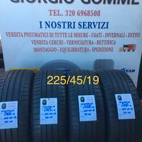 Gomme usate estive 225/45/19