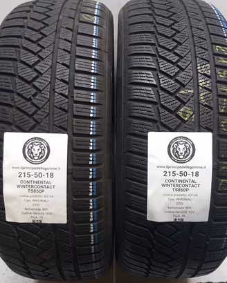 2 GOMME 215 50 18 CONTINENTAL A63104
