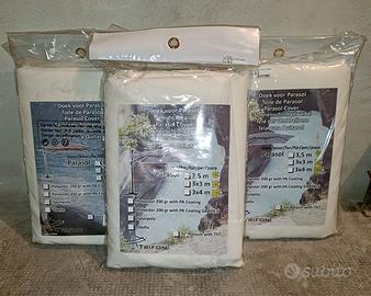 Telo ombrellone Trifon Crema/Tortora