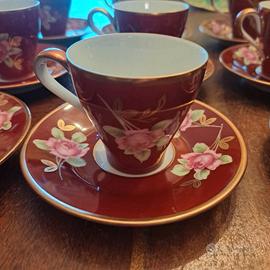 Servizio da caffè vintage  in porcellana Serves