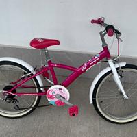 Bicicletta MTB Btwin bambina con cambio ruota 20