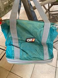 Borsone Trolley Q8 Vintage - ESTENSIBILE con 4 Ruo