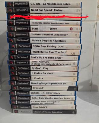 Lotto 20 giochi playstation 2