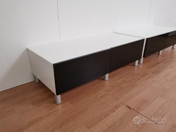 mobili TV  BASSI  cassettoni e piedini alti IKEA