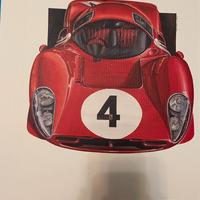 Stampa Ferrari d'epoca