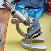 Microscopio vintage funzionante 