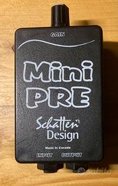 Schatten Design mini pre acoustic preamp