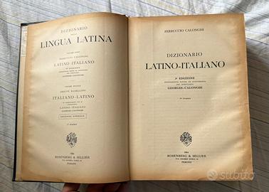 Dizionario latino italiano
