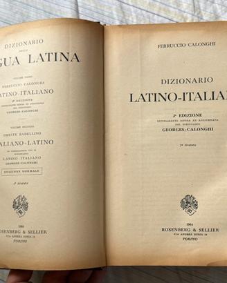 Dizionario latino italiano