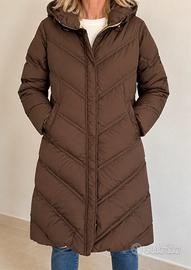 Ciesse piumini parka lungo donna marrone tg 44