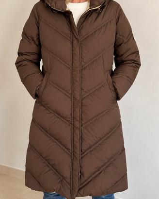 Ciesse piumini parka lungo donna marrone tg 44