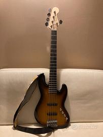 FENDER SQUIRE JAZZ BASS DELUXE ACTIVE V