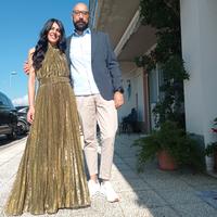 abito lungo da cerimonia 