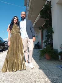 abito lungo da cerimonia 