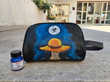 Pochette da polso ONE PIECE dipinto a mano
